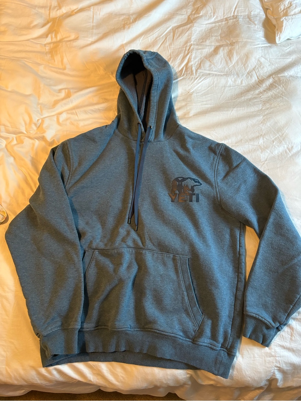 Yeti Slate Blue Hooded Pullover Sweatshirt